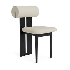 Stuhl „Hippo“ von Norr11, schwarze Eiche, Spectrum-Leder, Mineral