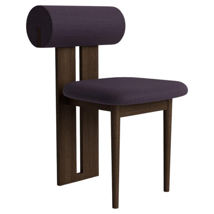 'Hippo' Chair by Norr11, Dark Smoked Oak, Kvadrat Canvas 694 For Sale