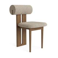 'Hippo' Chair by Norr11, Light Smoked Oak, Barnum Bouclé col.03