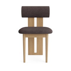 'Hippo' Chair by Norr11, Natural Oak, Barnum Bouclé col.11