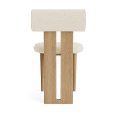 'Hippo' Chair by Norr11, Natural Oak, Barnum Bouclé col.24