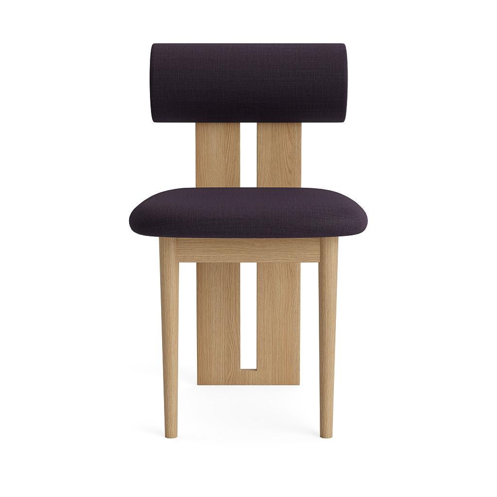HIPPO Chair
Signed by Kristian Sofus Hansen and Tommy Hyldahl for Norr11. 

Model shown on the picture:
Wood: Natural Oak
Fabric: Kvadrat Canvas 694

Wood types available: natural oak / light smoked oak / dark smoked oak / black oak
Fabric: