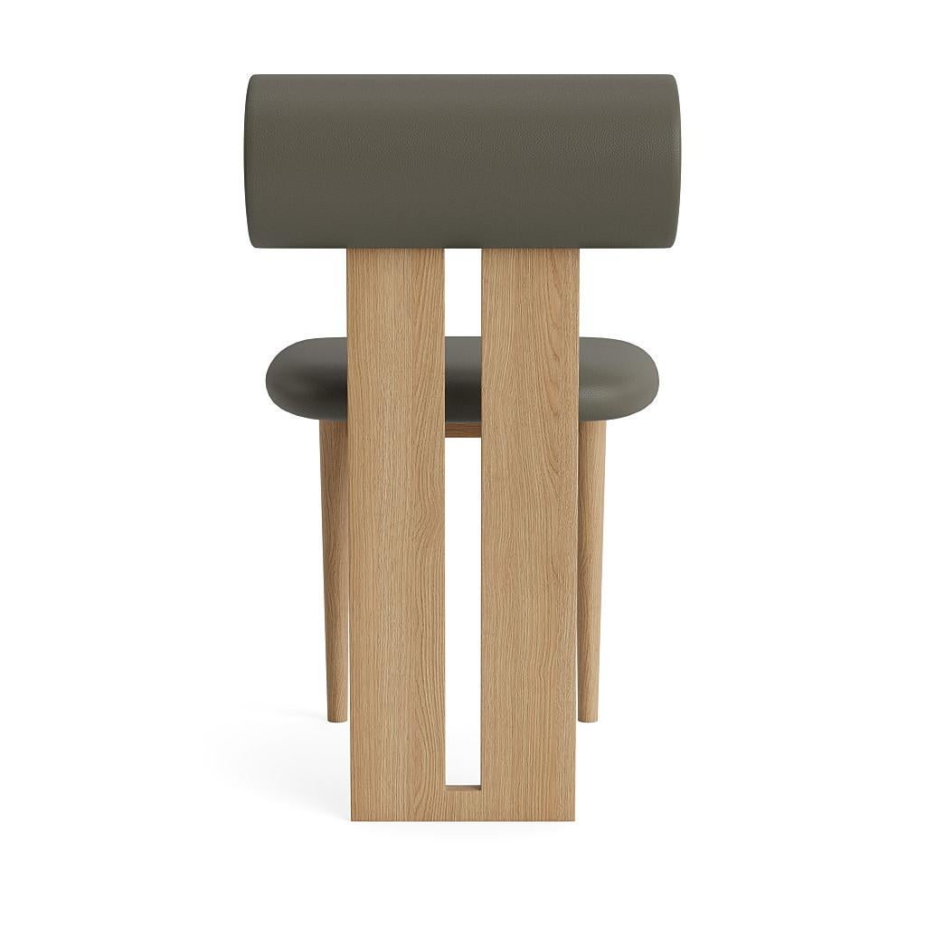 „Hippo“-Stuhl von Norr11, Eiche Natur, Spectrum-Leder, Herbst (Skandinavische Moderne) im Angebot