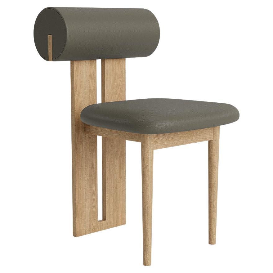„Hippo“-Stuhl von Norr11, Eiche Natur, Spectrum-Leder, Herbst im Angebot