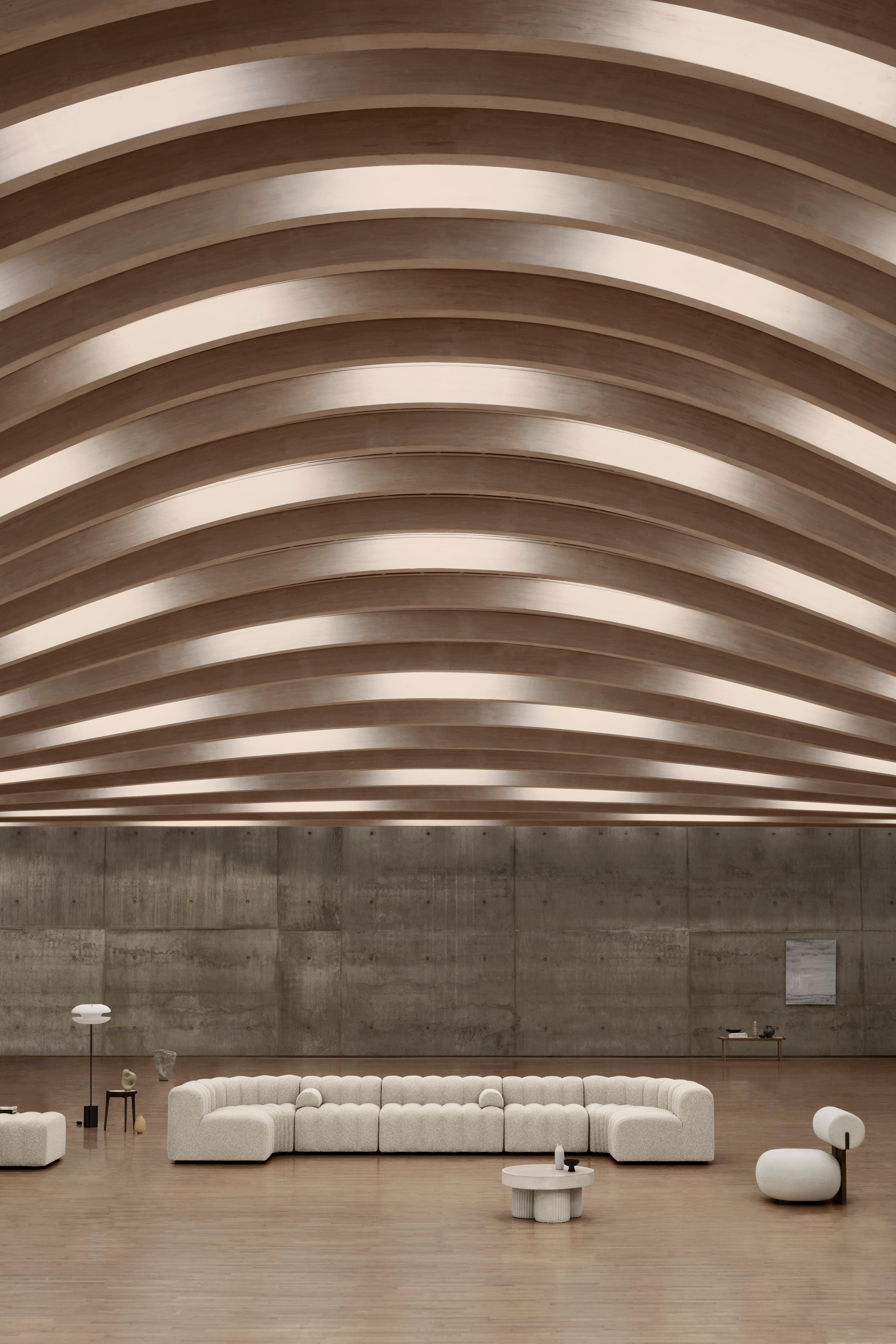 Sedia da salotto 'Hippo' di Norr11, Oak naturale, lana Hallingdal in vendita 3