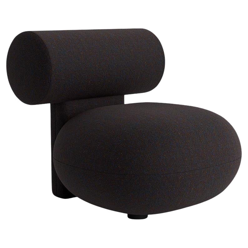 Gepolsterter Loungesessel „Hippo“ von Norr11, Zero, Schwarz im Angebot