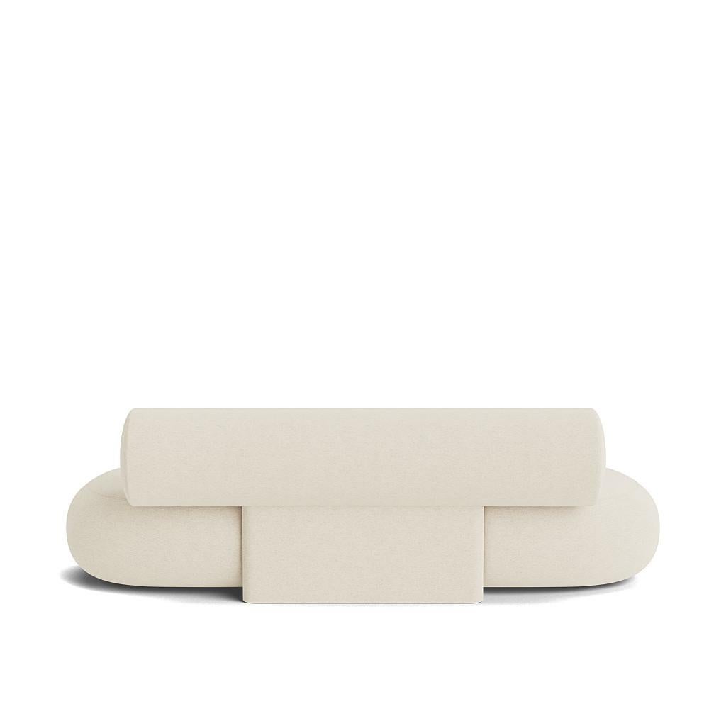 Scandinavian Modern 'Hippo' Upholstered Sofa by Norr11, Barnum Bouclé col.24 For Sale