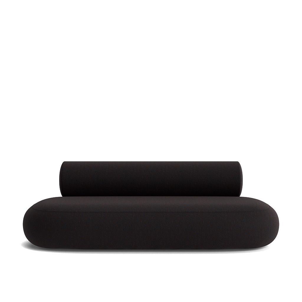 'Hippo' Upholstered Sofa by Norr11, Zero, Black For Sale 3
