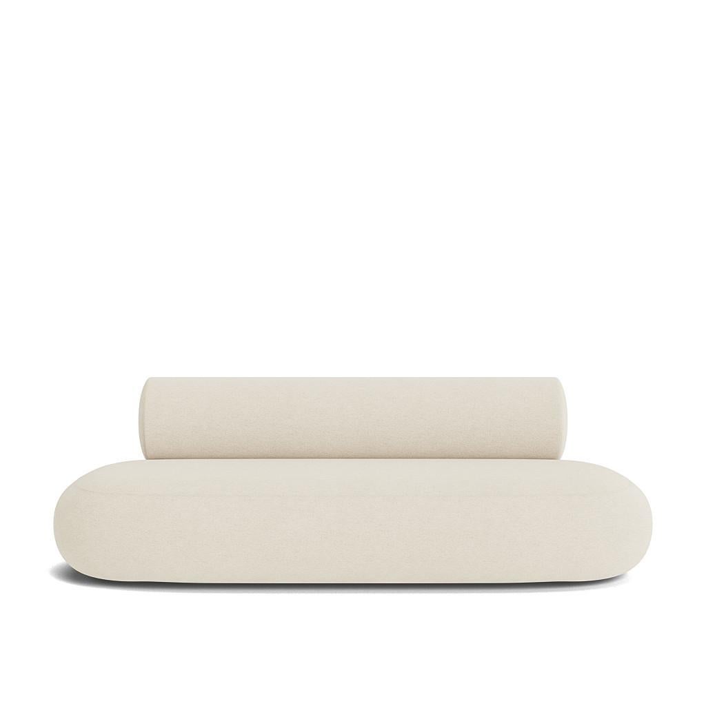 'Hippo' Upholstered Sofa by Norr11, Zero, Cream For Sale 4