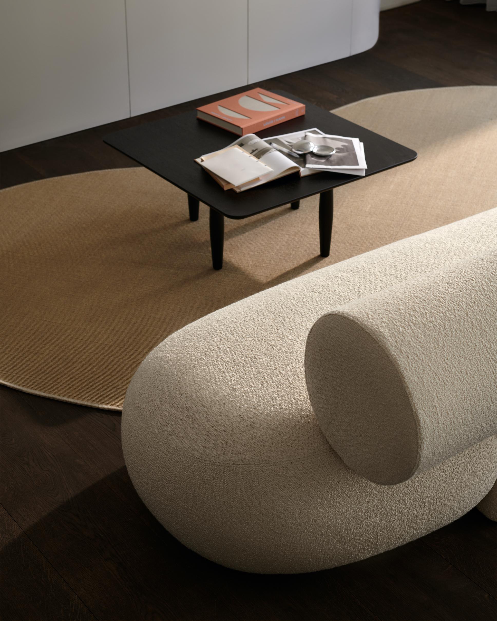 'Hippo' Upholstered Sofa by Norr11, Zero, Cream In New Condition For Sale In Paris, FR