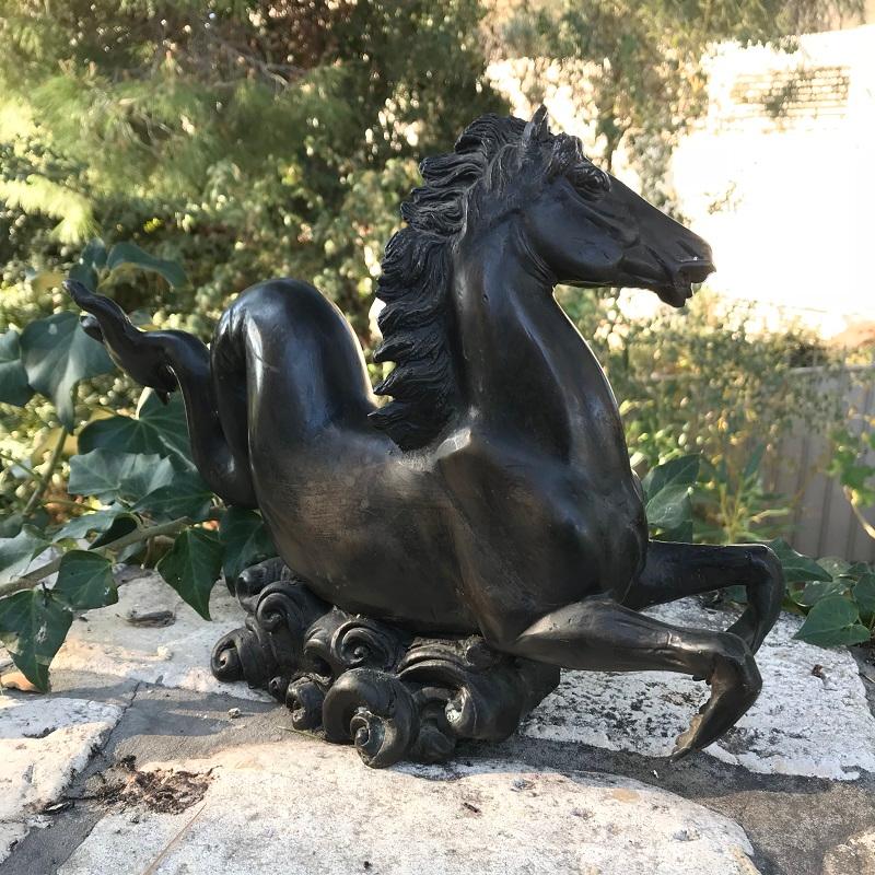 Hippocampus Mid-century Bronze, France 1
