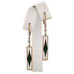 Hippolyta  14k Yellow Gold Leverback Earrings