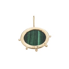 Hippolyta Pendant with Tsavorite Garnet, Solid Gold