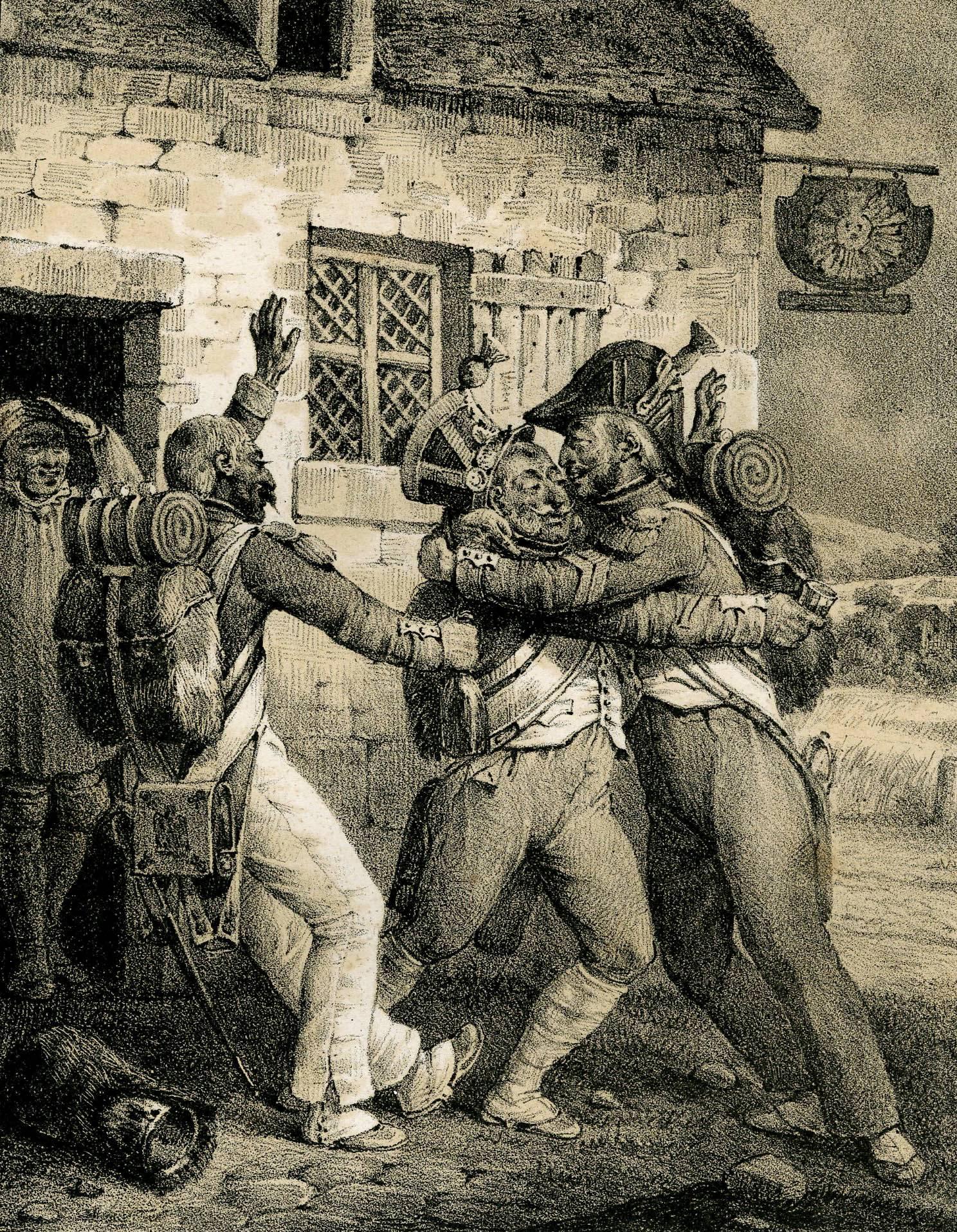 Vive le Vin - Print by Hippolyte Bellangé
