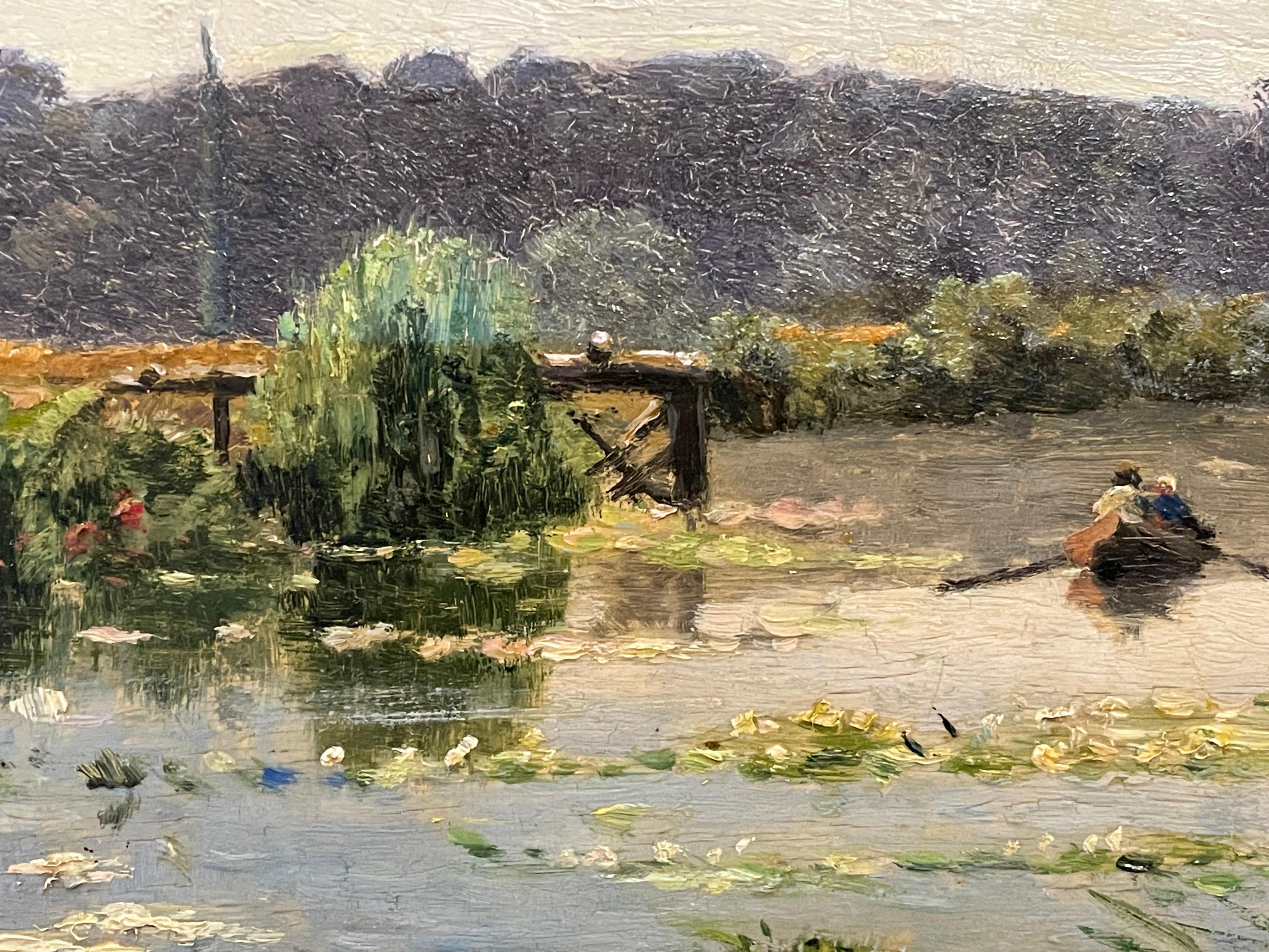 Ile de France, Barbizon River Scene 1