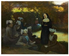 Fournier Hippolyte (1853-1926)+  Promenade de Dimanche (Der Sonntagsspaziergang)