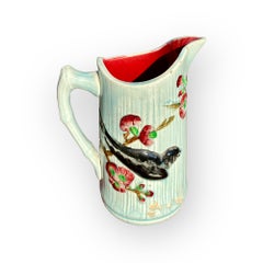 Hippolyte Hautin Boulenger & Cie, Choisy-le-Roi Majolica Pitcher