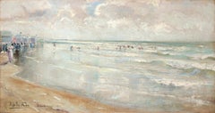 Hippolyte Leroy (1876-1943) – Eine Ansicht von Blankenberghe, 1873