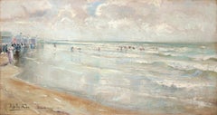 Hippolyte Leroy (1876-1943) - Une vue de Blankenberghe, 1873