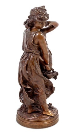Hippolyte Moreau "Consolation" Patinated Bronze