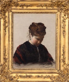 Young pensive woman