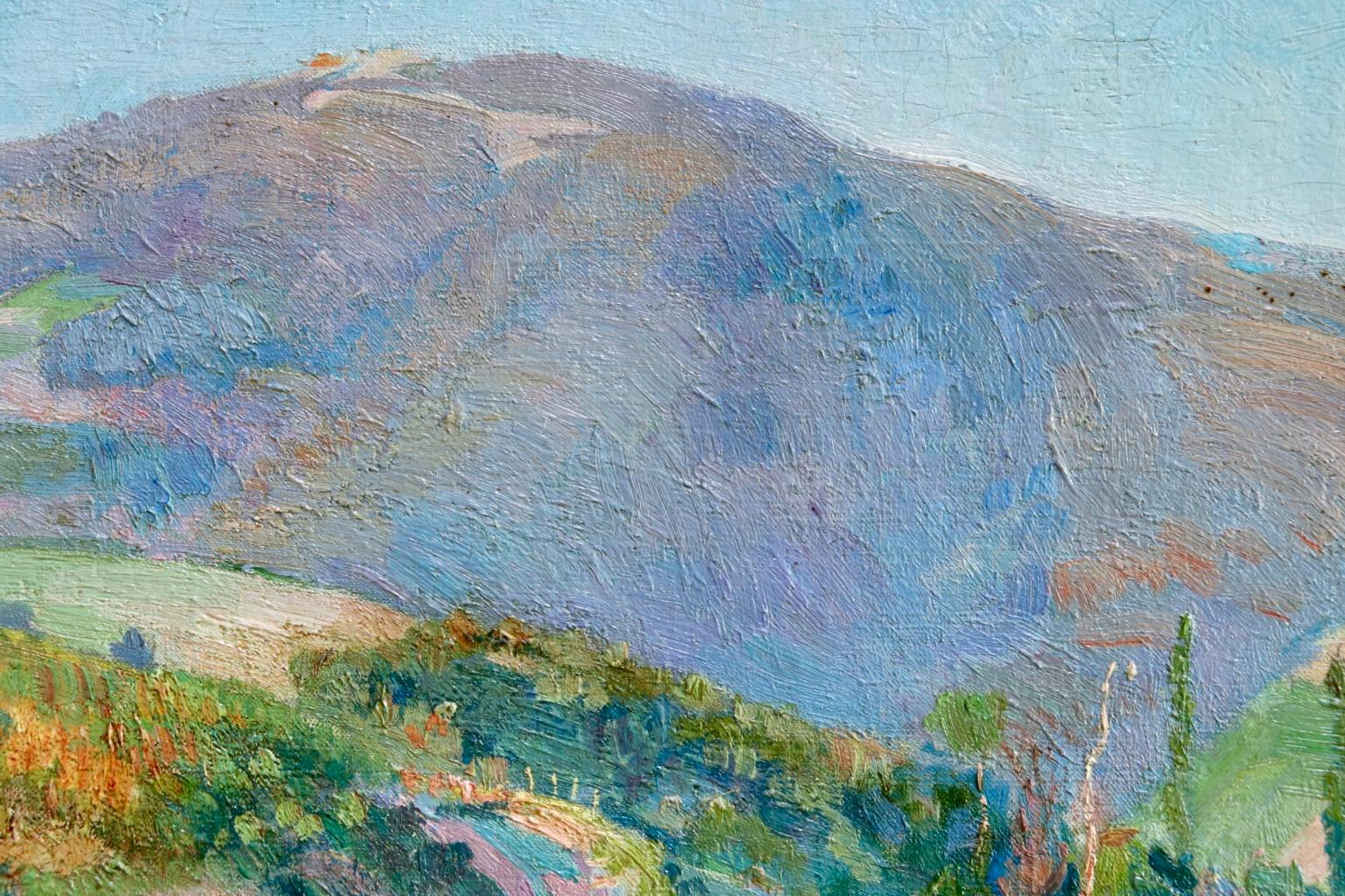 Donzy-le-Perthuis - Burgundy - Post Impressionist Oil, Landscape - H Petitjean 2