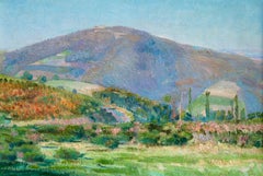 Donzy-le-Perthuis - Burgundy - Post Impressionist Oil, Landscape - H Petitjean