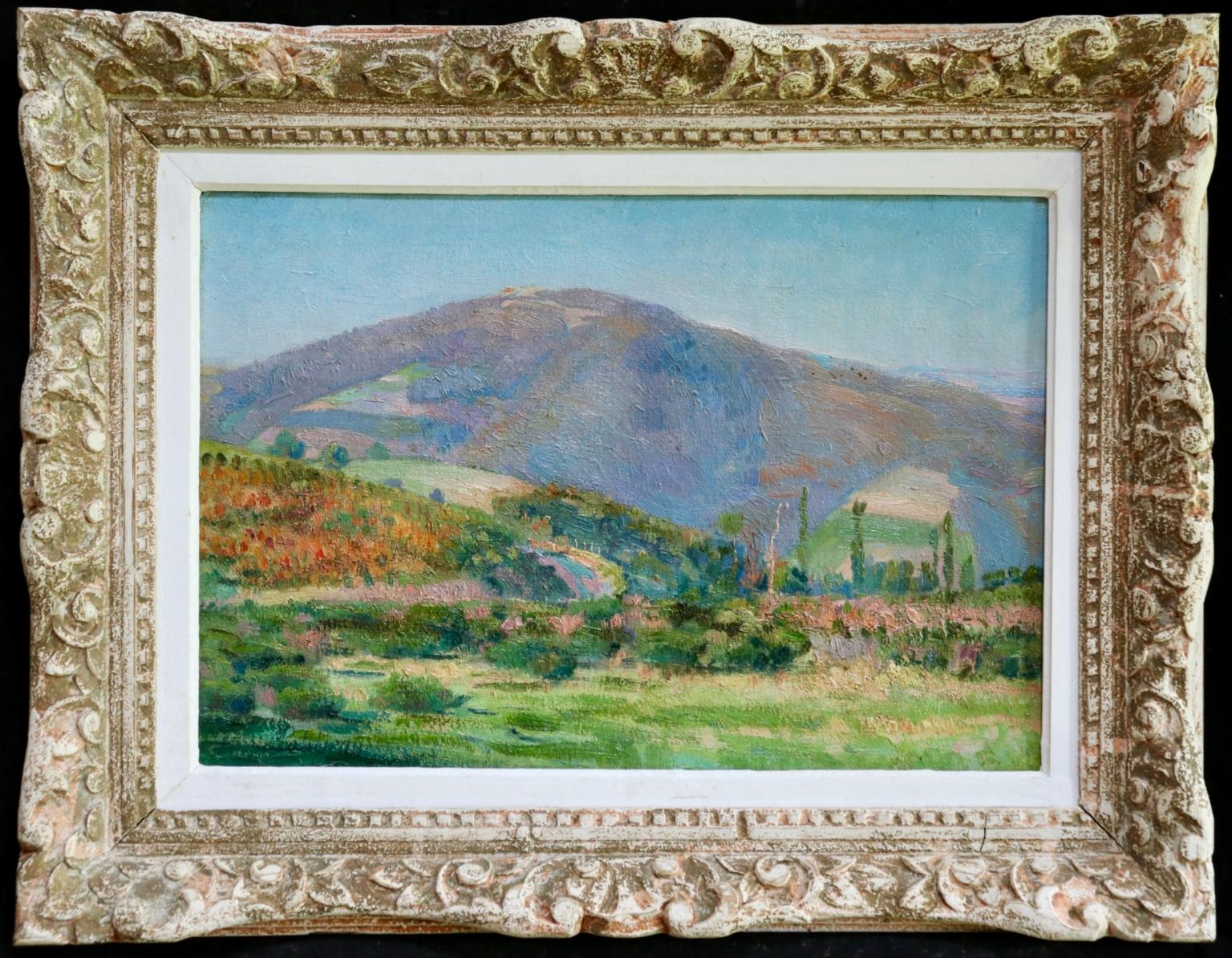 Hippolyte Petitjean Landscape Painting - Donzy-le-Perthuis - Burgundy - Post Impressionist Oil, Landscape - H Petitjean
