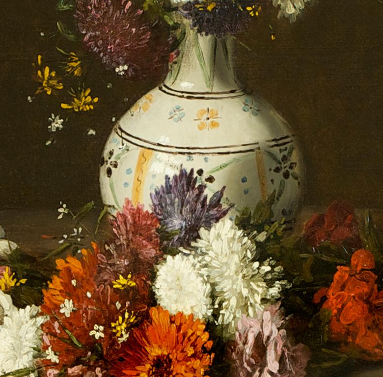 victorian flower paintings