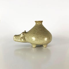 Hippopotamus Shape Vase