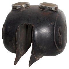 Hipster Black Vintage Motorcycle Gas Tank Dual Cap Mod 1960s