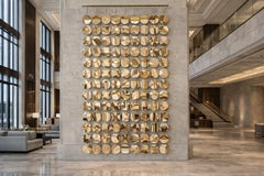 Hipsteria Gold Maxi Modular Wall Mirror by GTG Design Couture