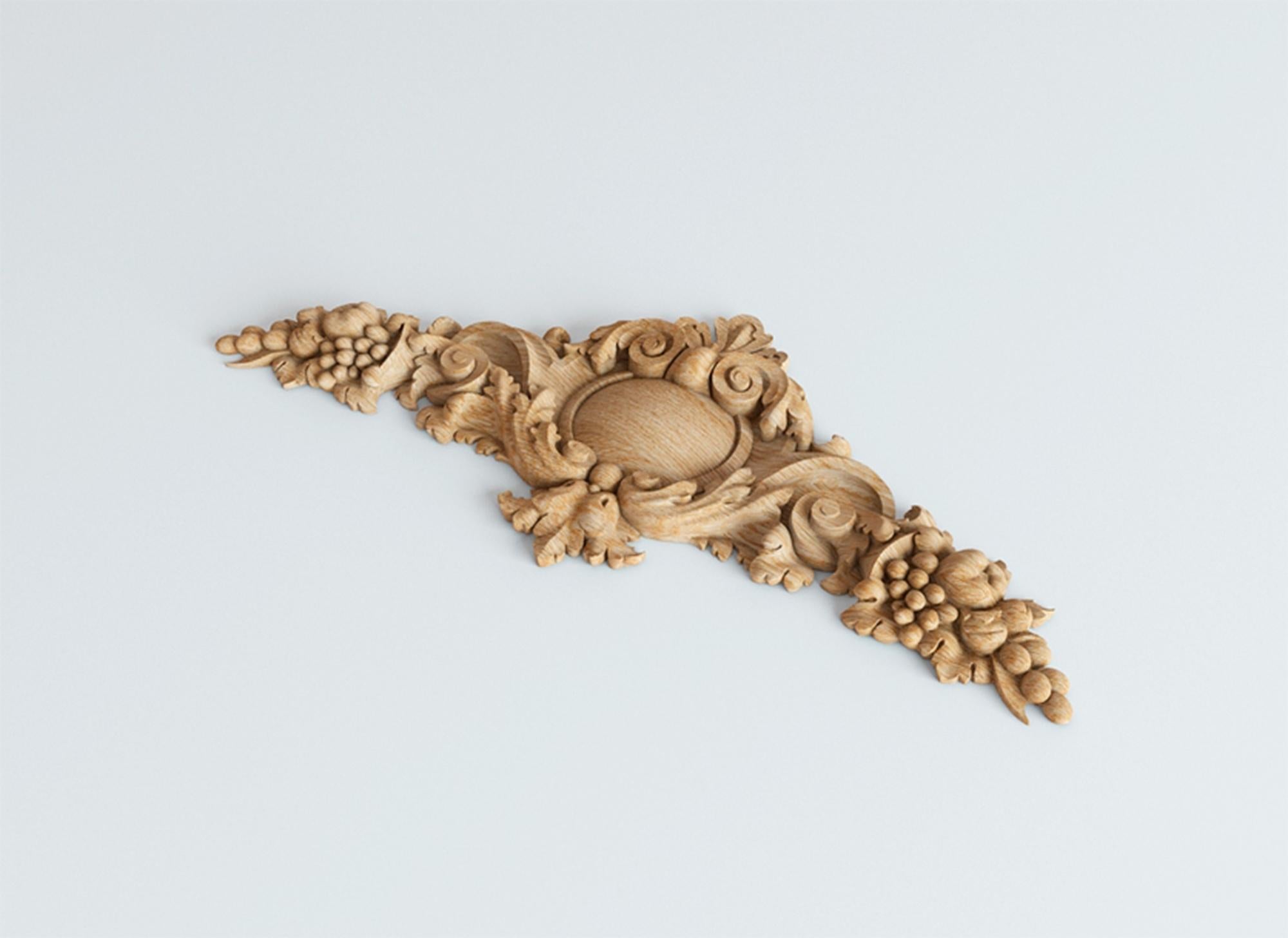 Hiqh Quality Unfinished Wall Applique for Interior, Millwork Wood Onlay In New Condition For Sale In St Petersburg, St Petersburg