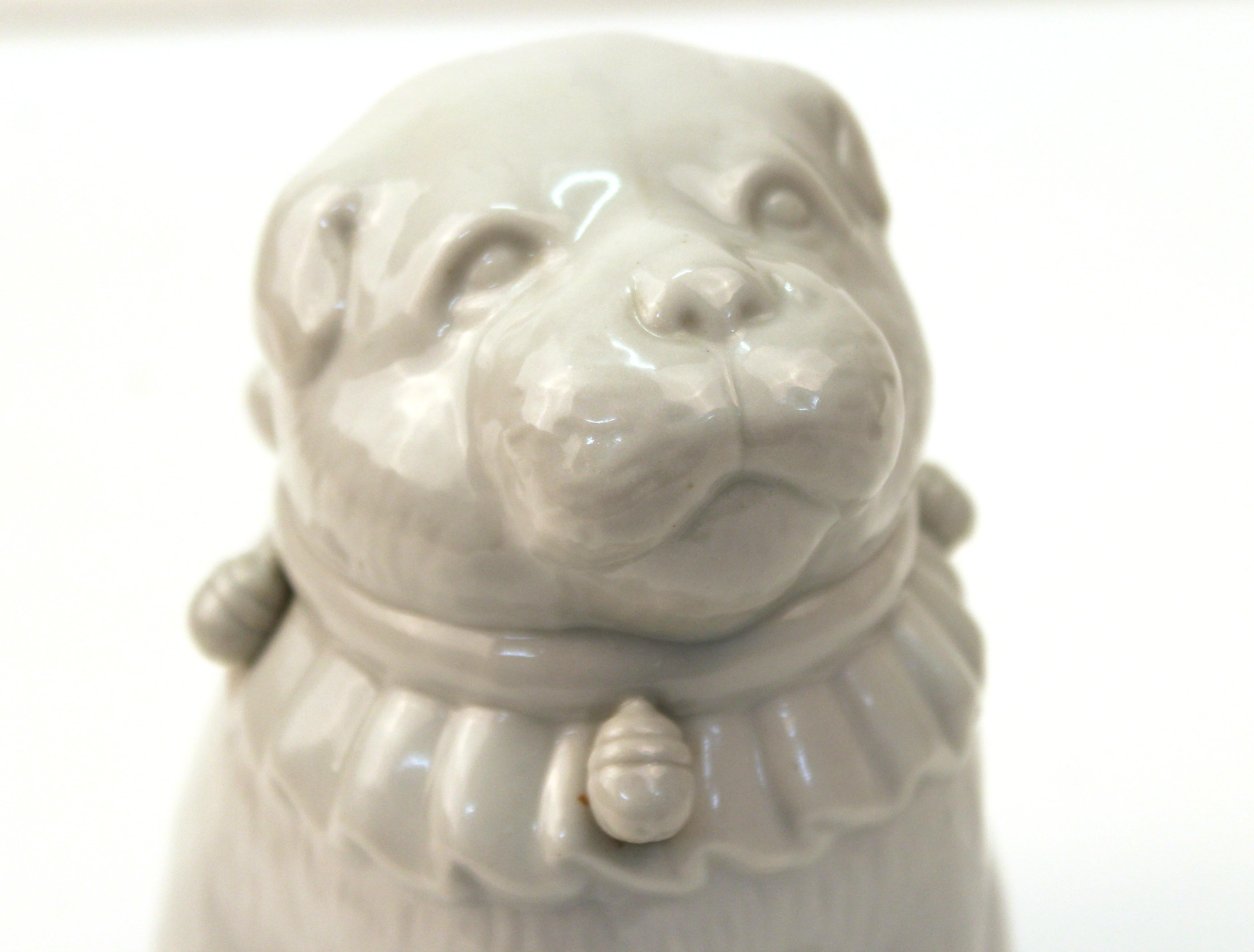 Hirado Japanese Porcelain Puppy Dog In Good Condition In New York, NY