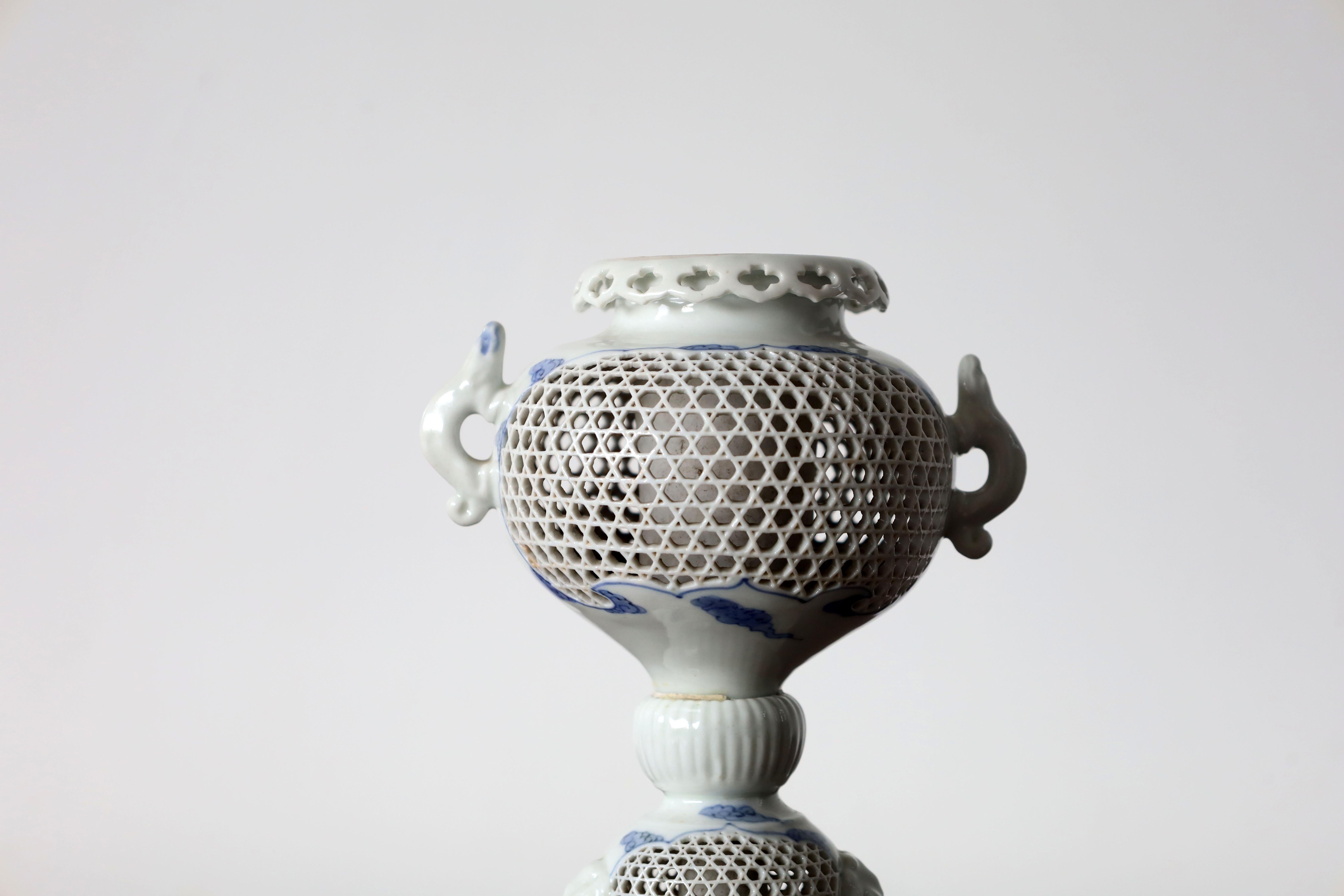 Hirado Porzellan Koro Censer  Meiji Dynasty im Angebot 2