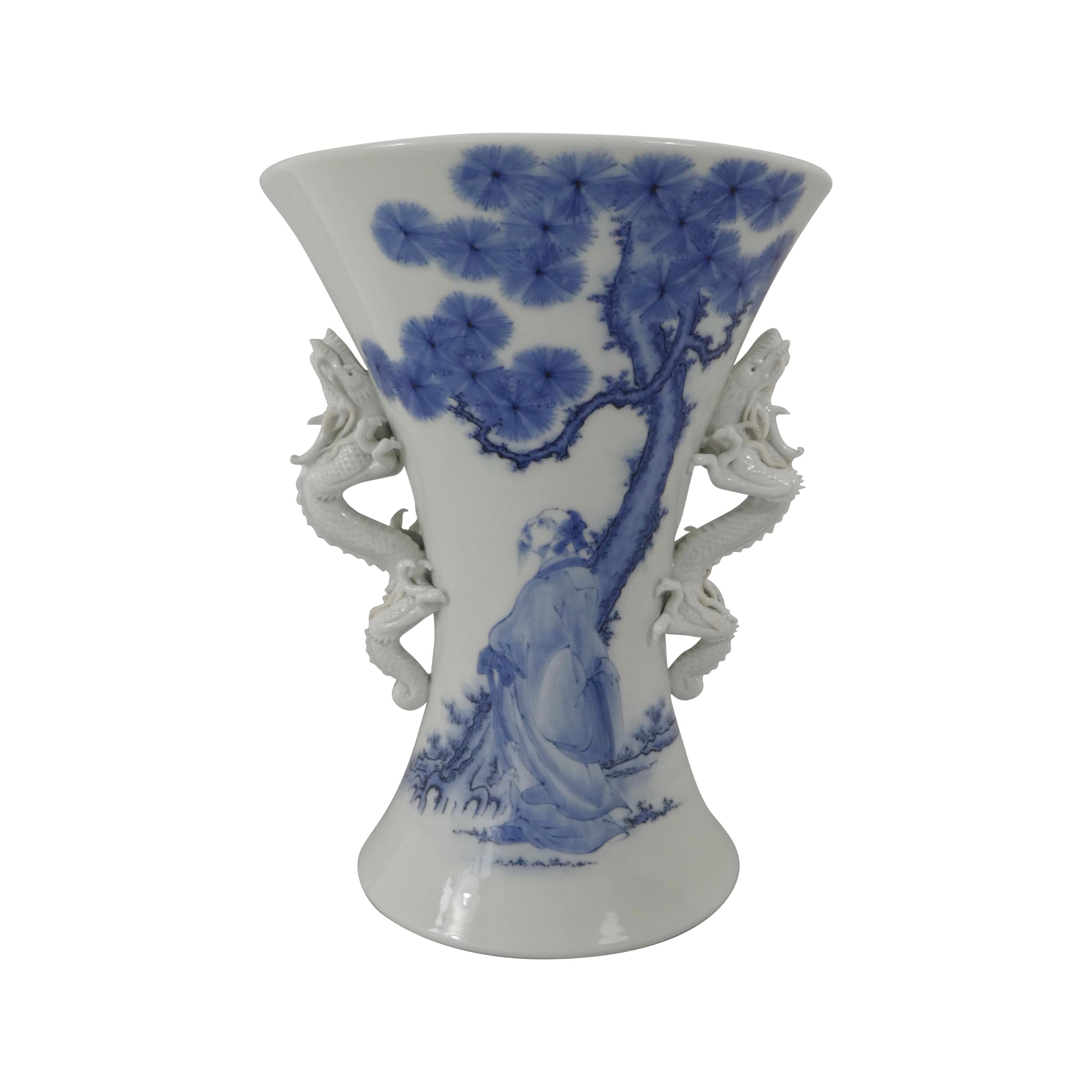 Hirado Porcelain Vase, Japanese, Meiji Period, 1868 -1912
