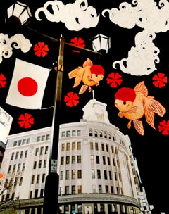 Elegancia de Alabastro y Eco Carmesí : Danza de Kohaku en la Noche de Tokio