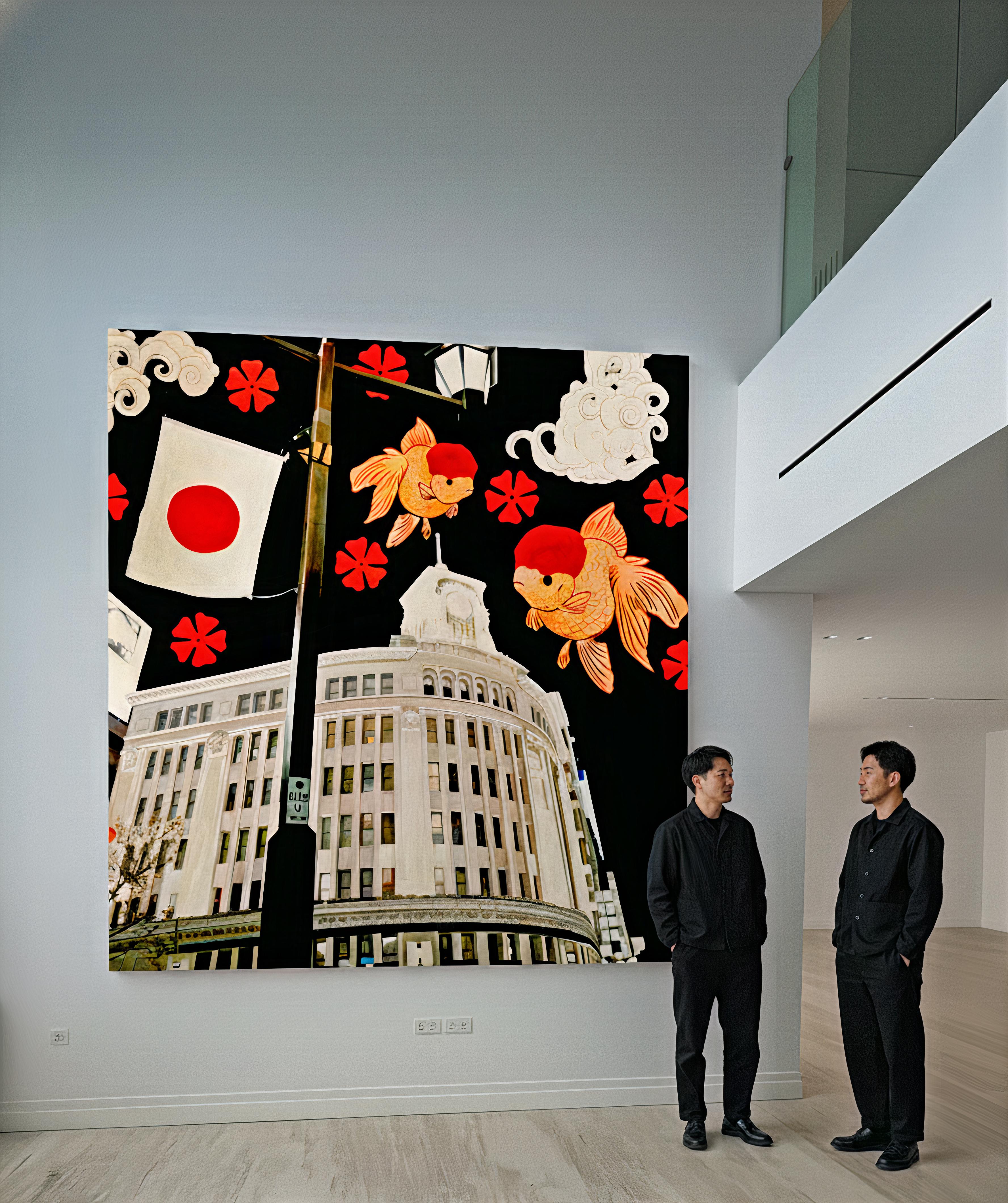 Alabaster Elegance und Crimson Echo : Kohakus Tanz in der Nacht von Tokio im Angebot 1