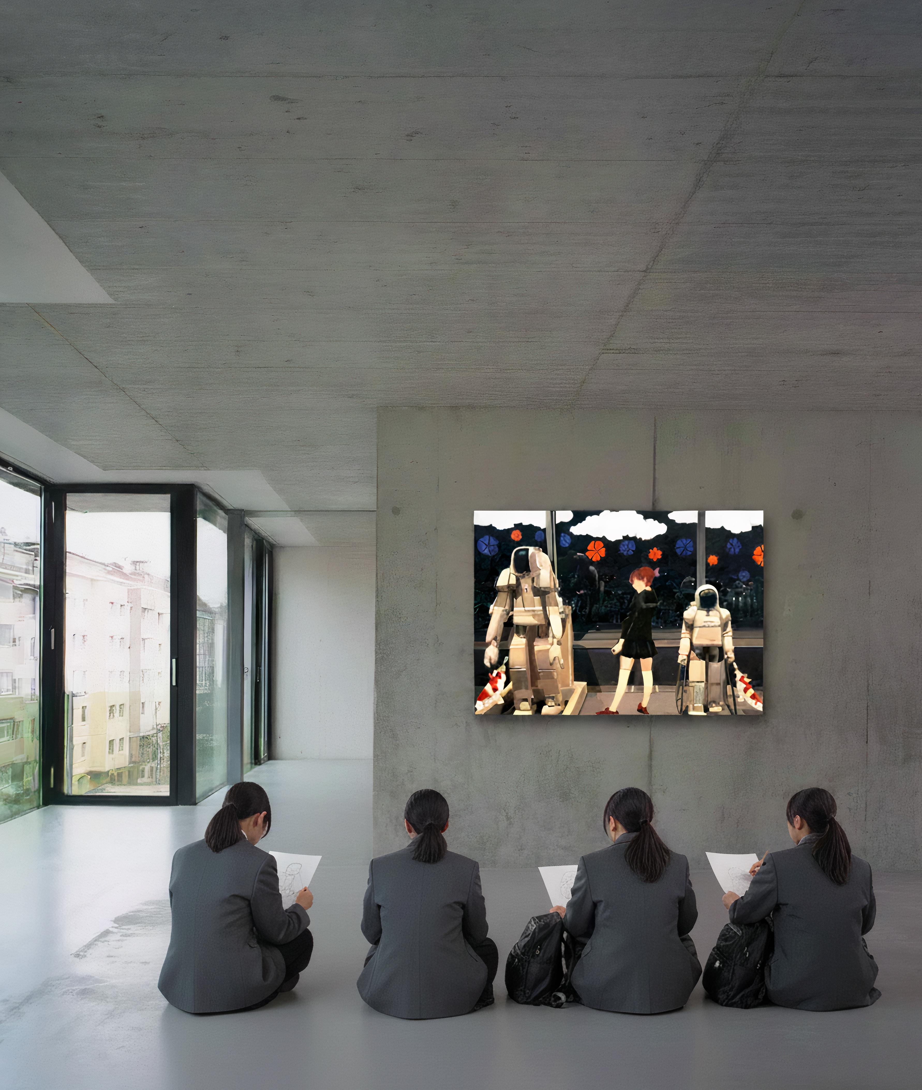 2009, unique artwork
oil on canvas
42 1/2 × 63 3/4 in - 108 × 162 cm
The artwork is signed by the Artist & stamped with the logo of the Artist's Studio on verso of the canvas
The artwork come accompanied with a formal Certificate of Authenticity