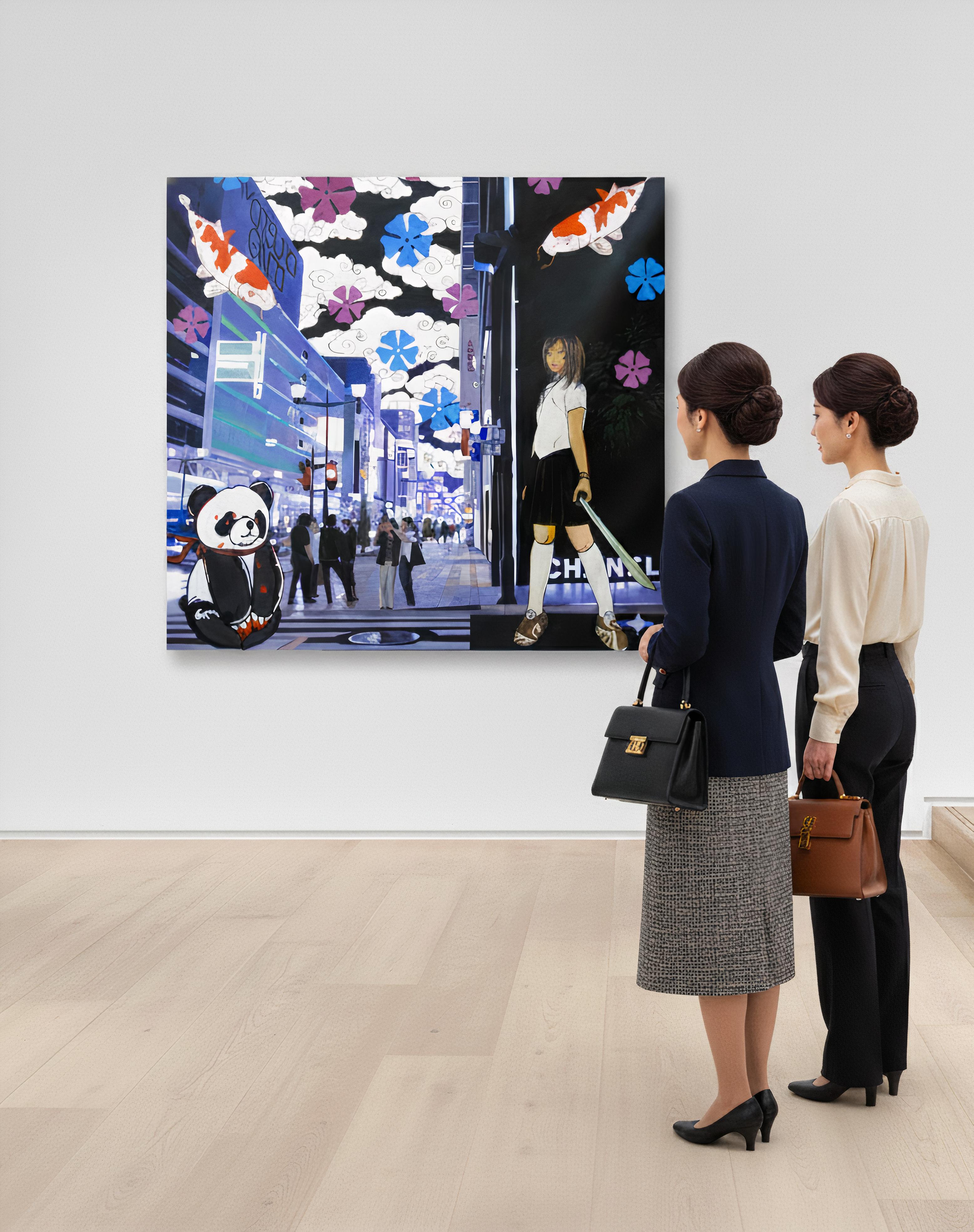 2011, einzigartige Kunstwerke
Öl auf Leinwand
39 2/5 × 41 3/10 Zoll - 100 × 105 cm
Das Kunstwerk ist vom Künstler signiert und mit dem Logo des Studios des Künstlers auf der Rückseite der Leinwand gestempelt.
Die Kunstwerke werden von einem