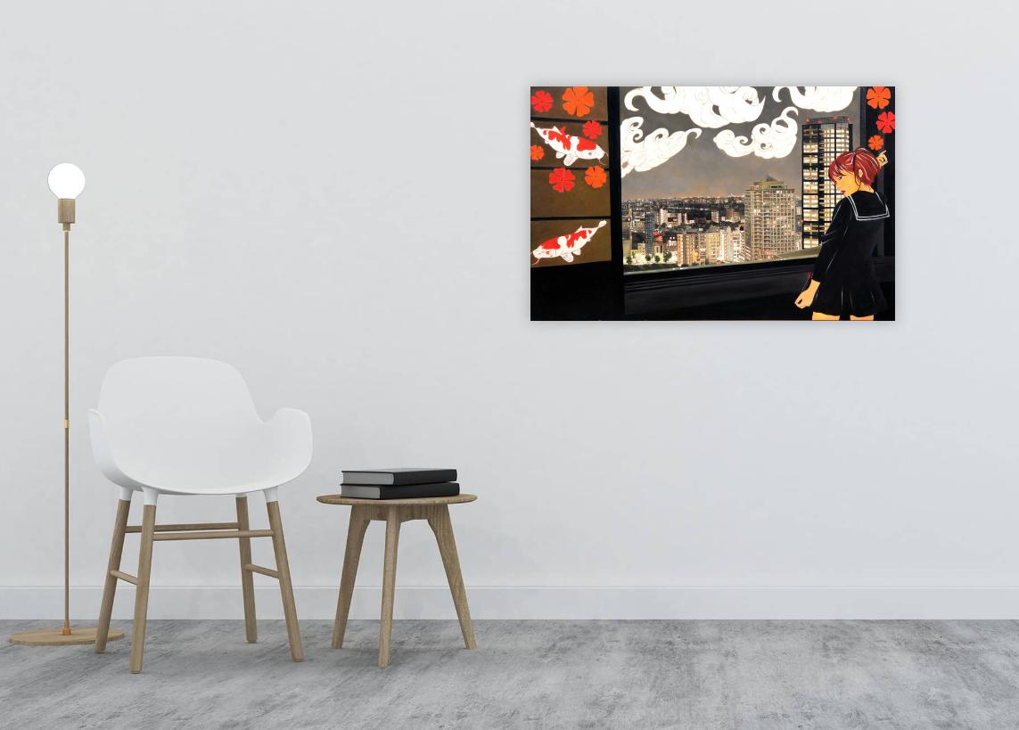 2009, opere d'arte uniche
olio su tela
35 1/2 × 55 1/8 in - 90 × 140 cm
L'opera d'arte è firmata dall'artista e reca il logo dello Studio dell'artista sul retro della tela.
Le opere d'arte sono accompagnate da un Certificato di Autenticità