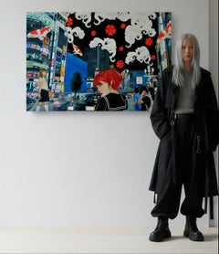 Crossing Echoes: Schulmädchen unter dem Kampfhimmel von Tokio