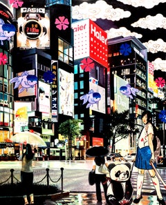 Dior Blossoms in Battle Nocturnes : Elegance in Neon