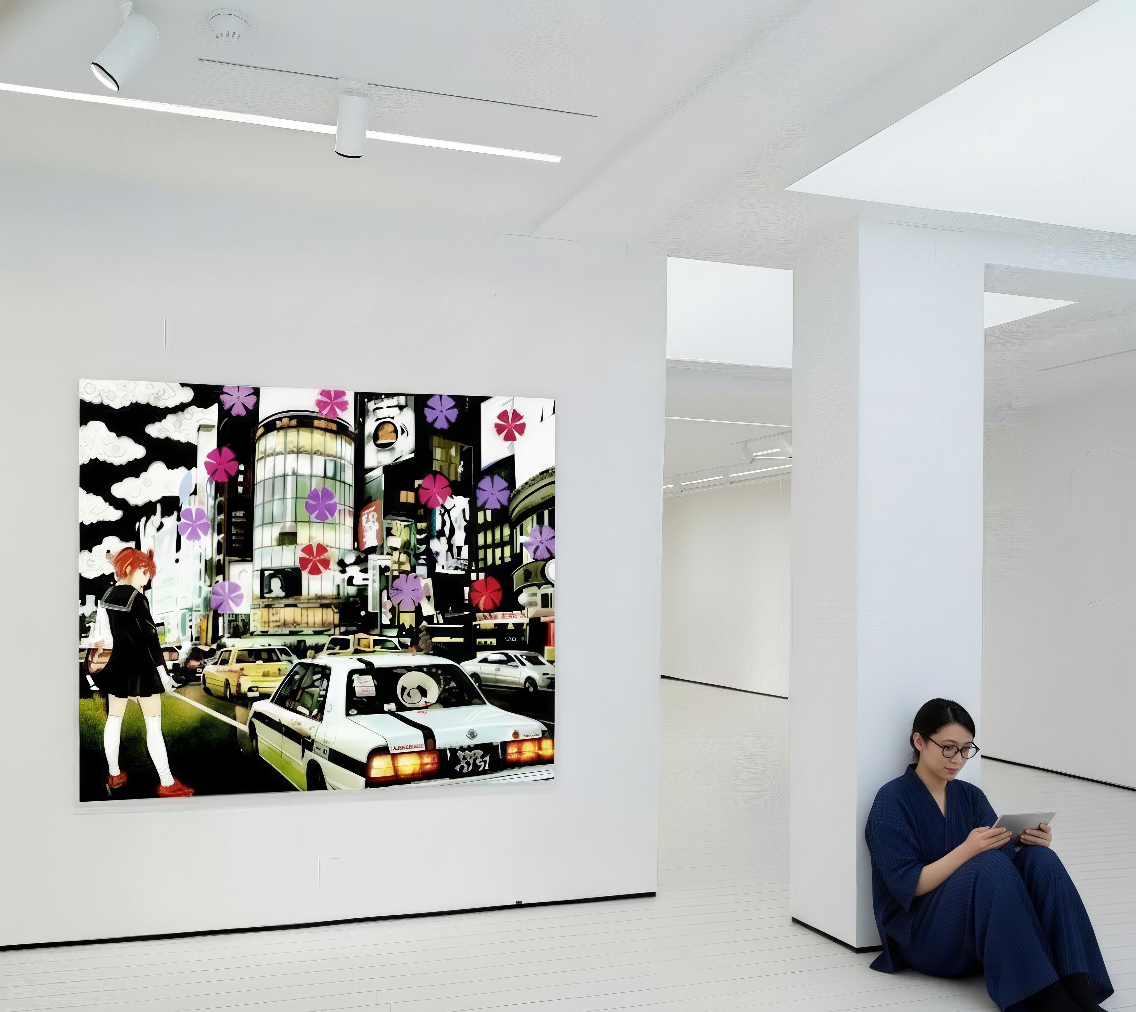 2011, œuvre d'art unique
Huile sur toile
35 2/5 × 43 3/10 × 1 1/5 in - 90 × 110 × 3 cm
L'œuvre est signée par l'Artistics et estampillée du logo du Studio de l'artiste au verso de la toile.
Les œuvres sont accompagnées d'un certificat d'authenticité