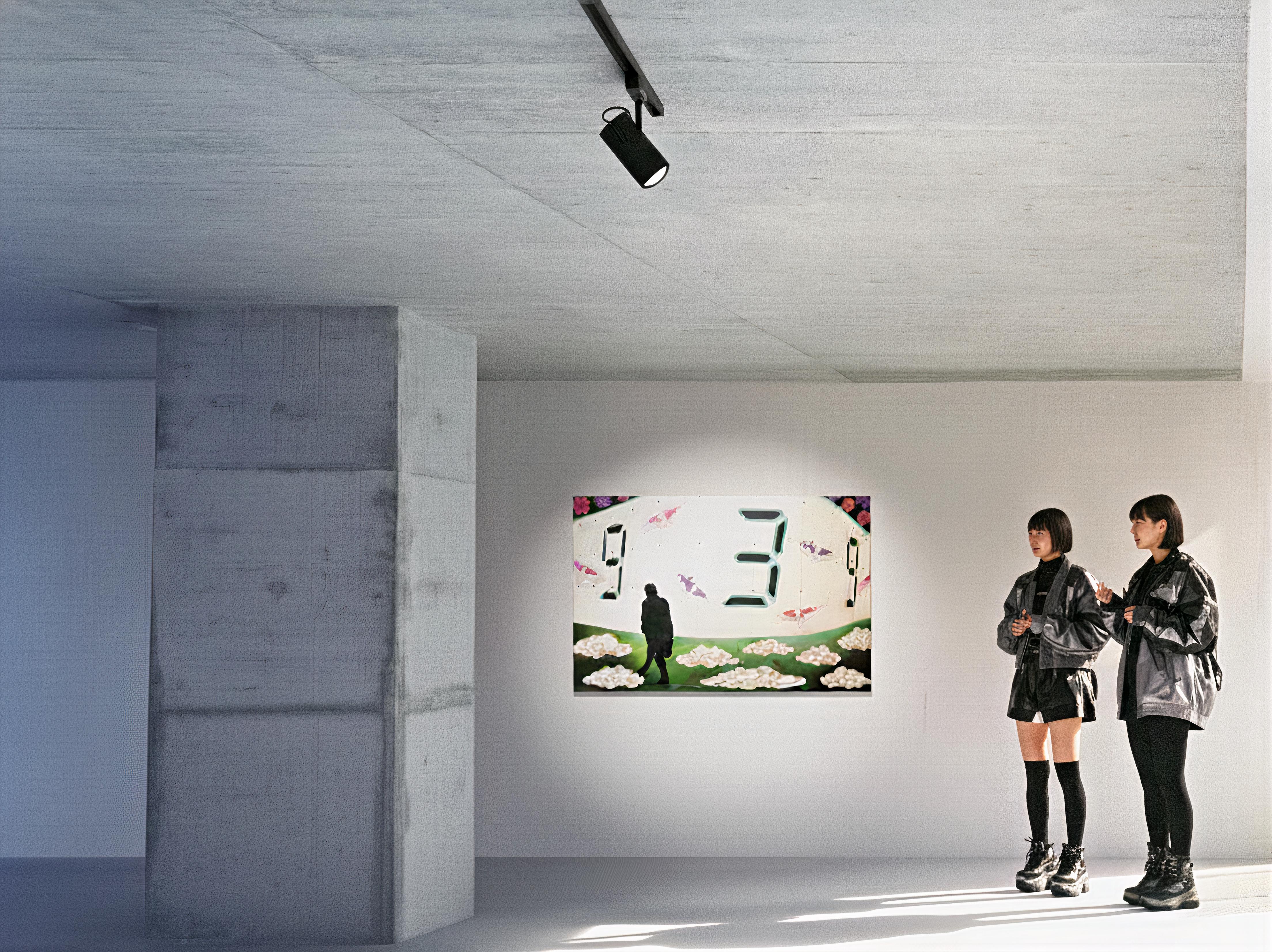 2009, einzigartige Kunstwerke
Öl auf Leinwand
42 1/2 × 63 3/4 Zoll - 108 × 162 cm
Das Kunstwerk ist vom Künstler signiert und mit dem Logo des Studios des Künstlers auf der Rückseite der Leinwand gestempelt.
Die Kunstwerke werden von einem formellen