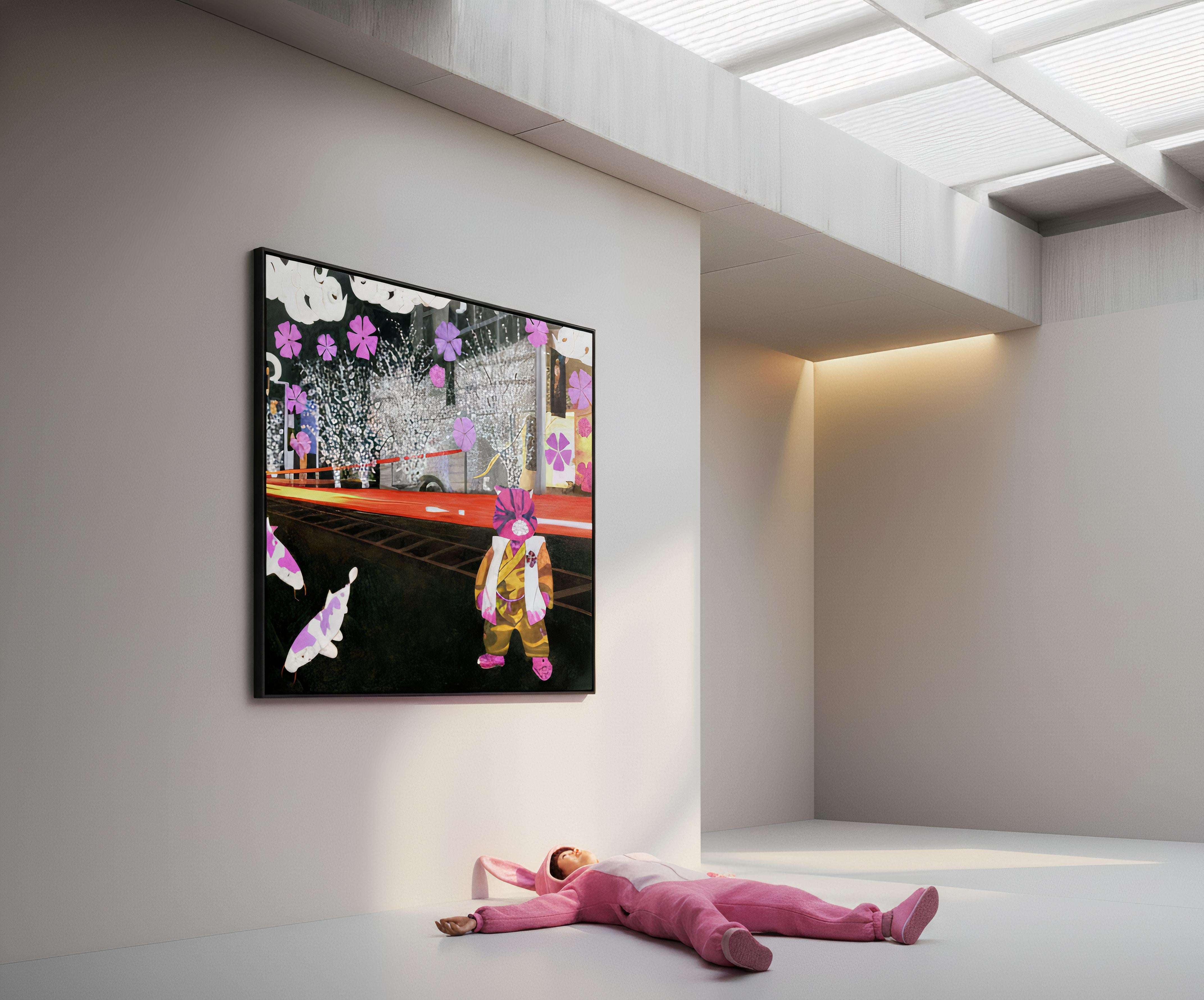 2009, unique artwork
oil on canvas
39 2/5 × 49 1/5 in - 100 × 125 cm
The artwork is signed by the Artist & stamped with the logo of the Artist's studio on verso of the canvas
The artwork come accompanied with a formal Certificate of Authenticity