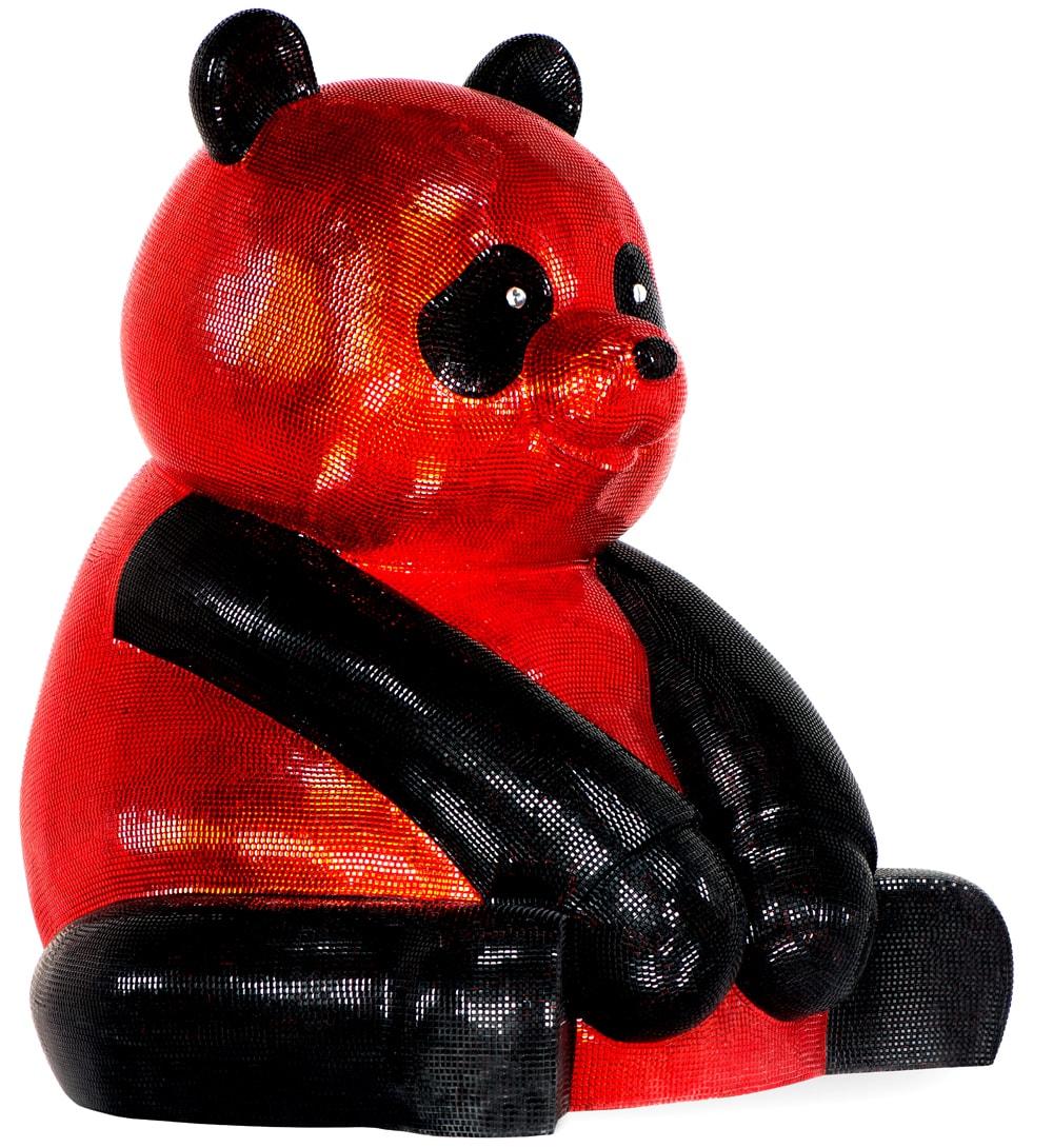  A Pandasan 's  Radiants in Rot und Onyx: schillernde Opulenz im Angebot 1