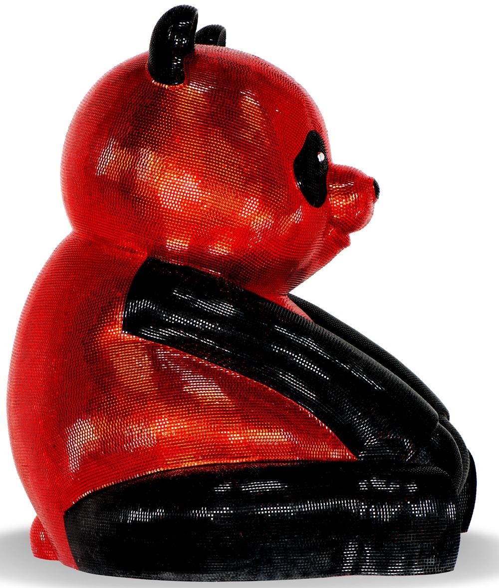 Un Pandasan  in Rosso e Onice Radioso: Opulenza Abbagliante in vendita 3