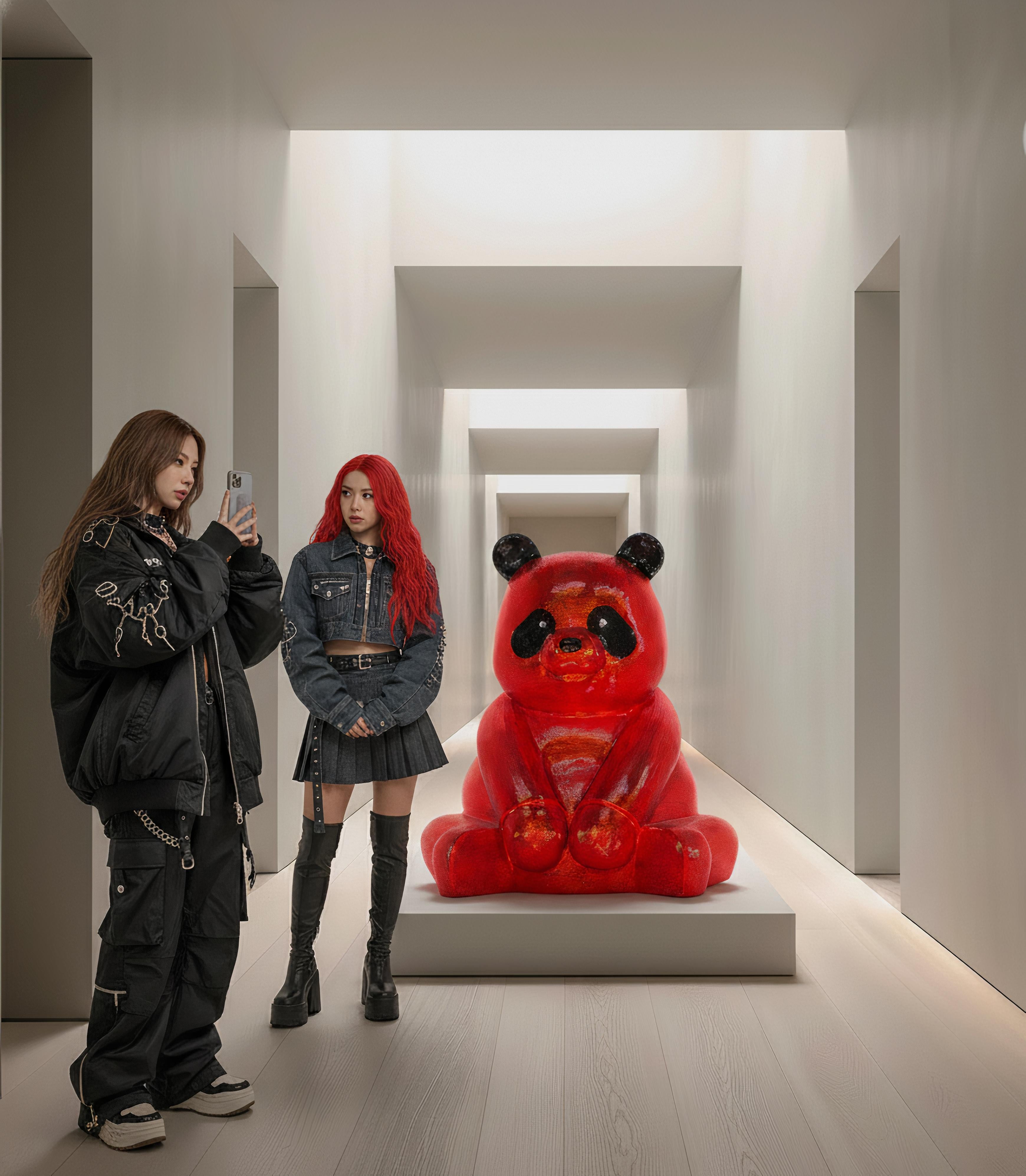 Un Pandasan éblouissant : Écarlate scintillante en vente 4