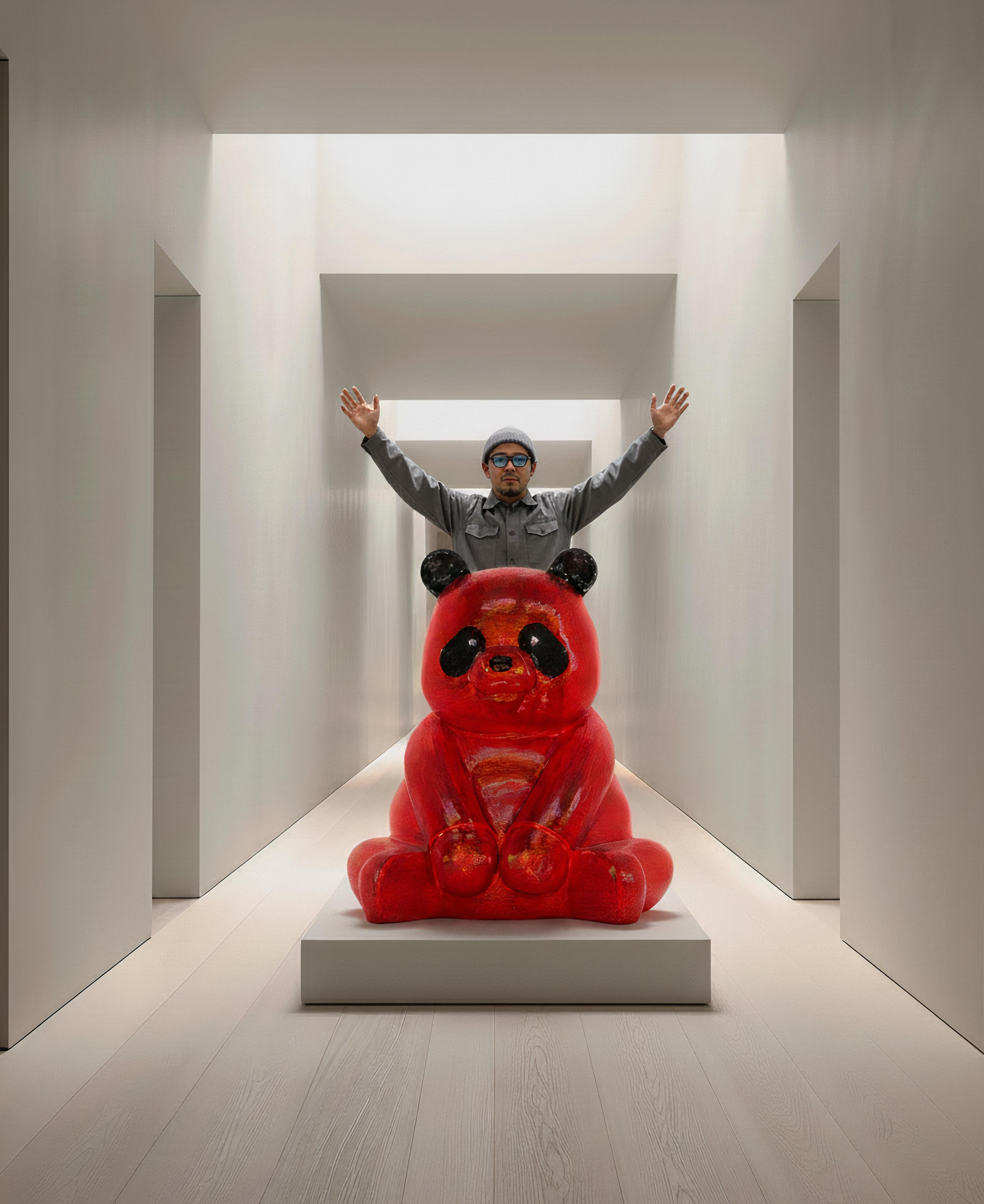 Un Pandasan éblouissant : Écarlate scintillante en vente 6